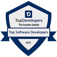 Top Software Developer certification Badge 2022